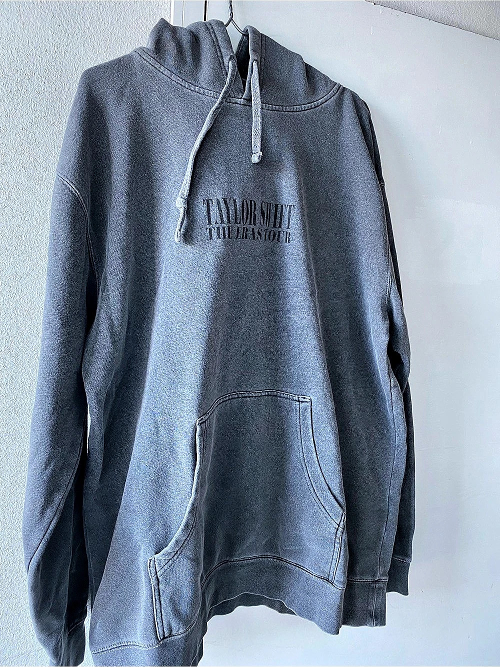 Taylor Swift The Eras Tour Charcoal Photo Collage Hoodie Graphic Hoodie in Gray
